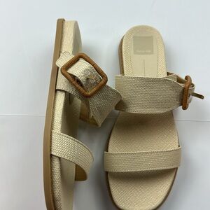 New NWOT Dolce Vita Giana buckle flat slide 8.5